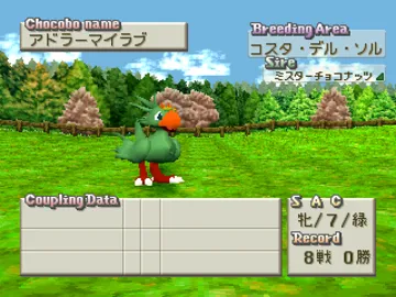 Chocobo Stallion (JP) screen shot game playing